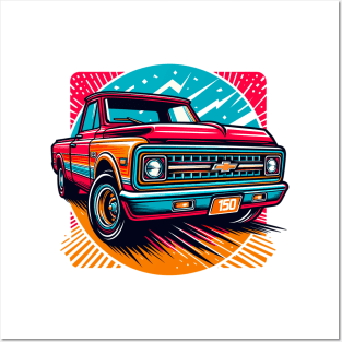 Chevy Pickup Posters and Art